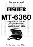 Fisher MT-6360 - Service Manual